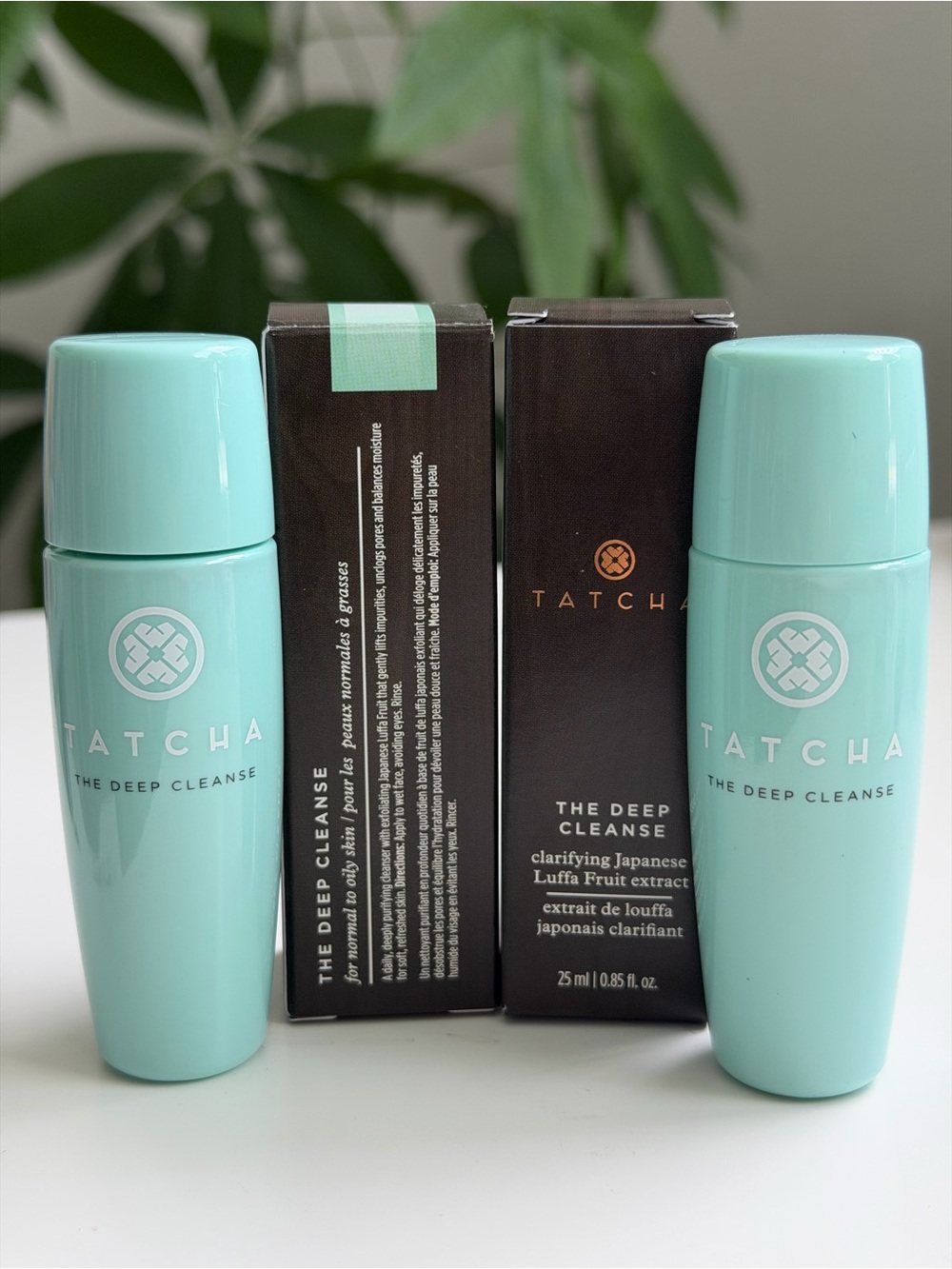 TATCHA The Deep Cleanse 25ml Travel Size Duo 2-Pack NIB - Picture 2 of 3
